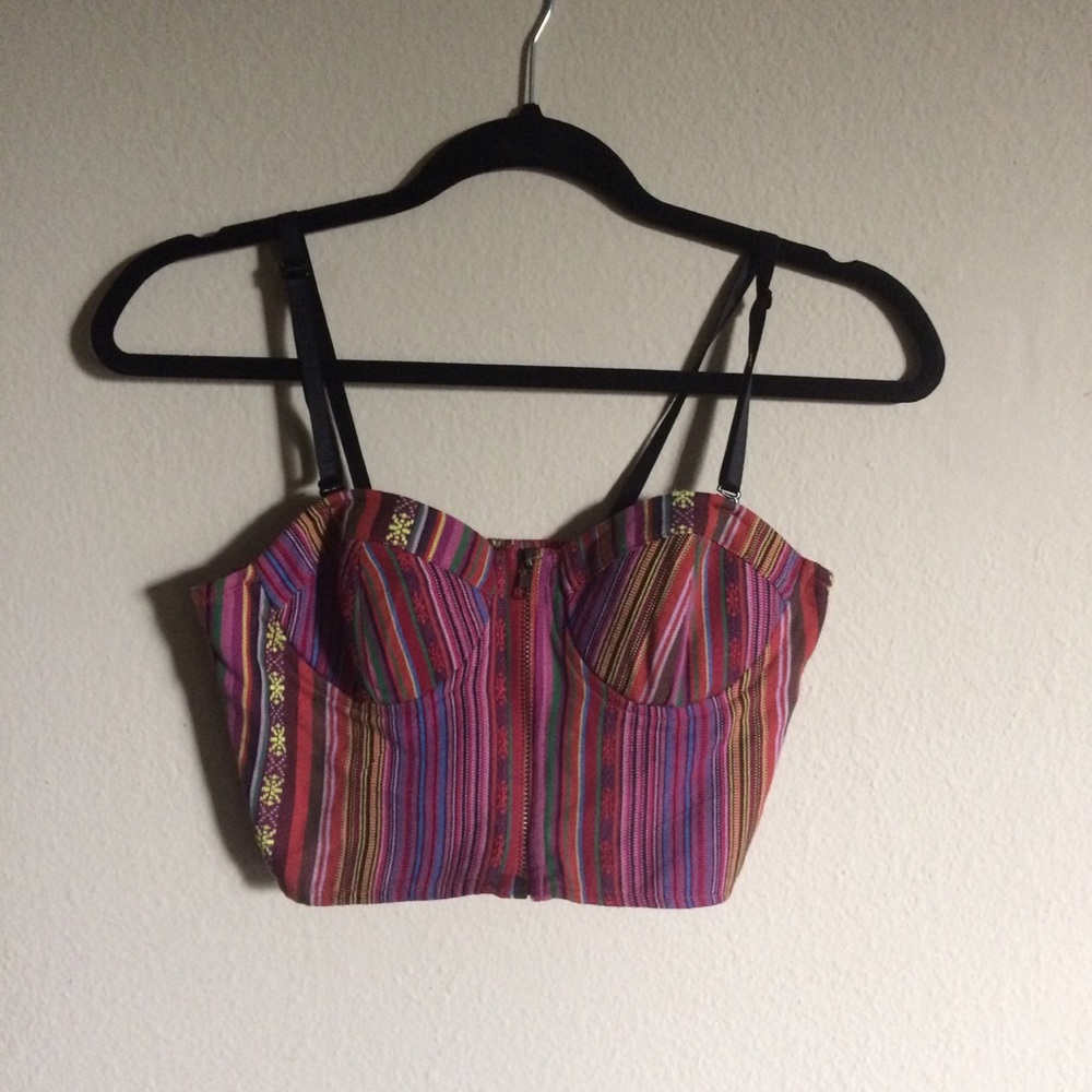 Tribal Crop Top😊